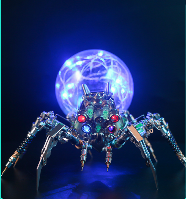 Handcrafted MechSpider cyberpunk model